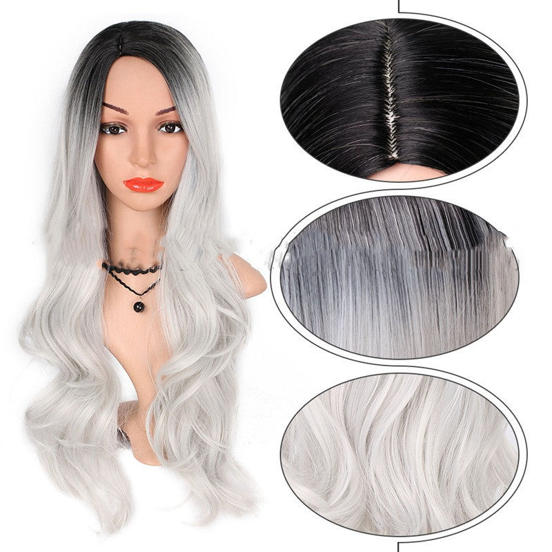 Women’s Gradient Chemical Fiber Wig